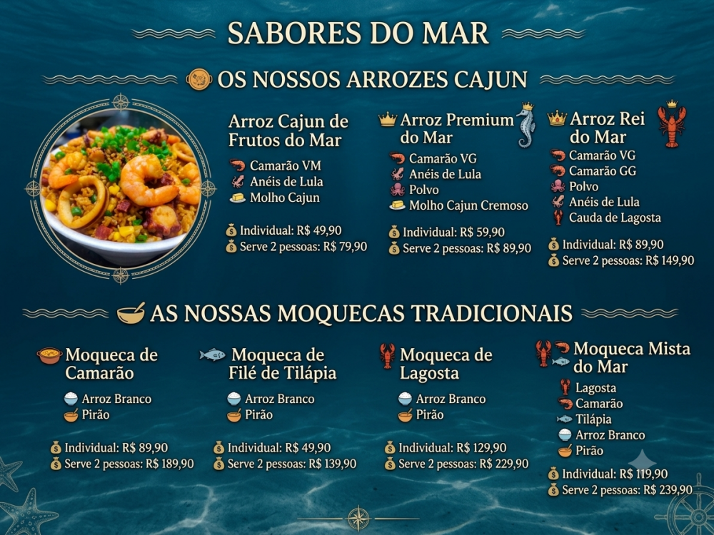 Arroz frutos do Mar 